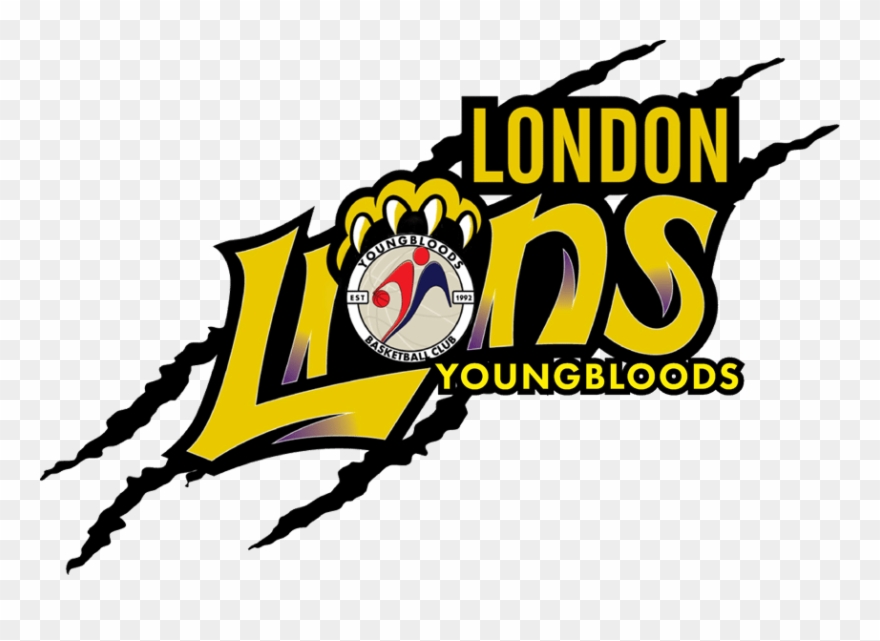 Newham Youngbloods Basketball Club - London Lions Basketball Logo Clipart