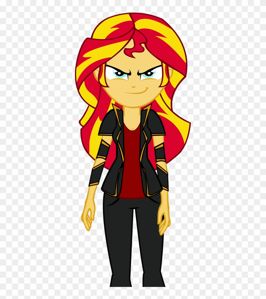 Artist Ngrycritic Clothes Equestria Girls Evil - Mlp Sunset Shimmer Punk Clipart