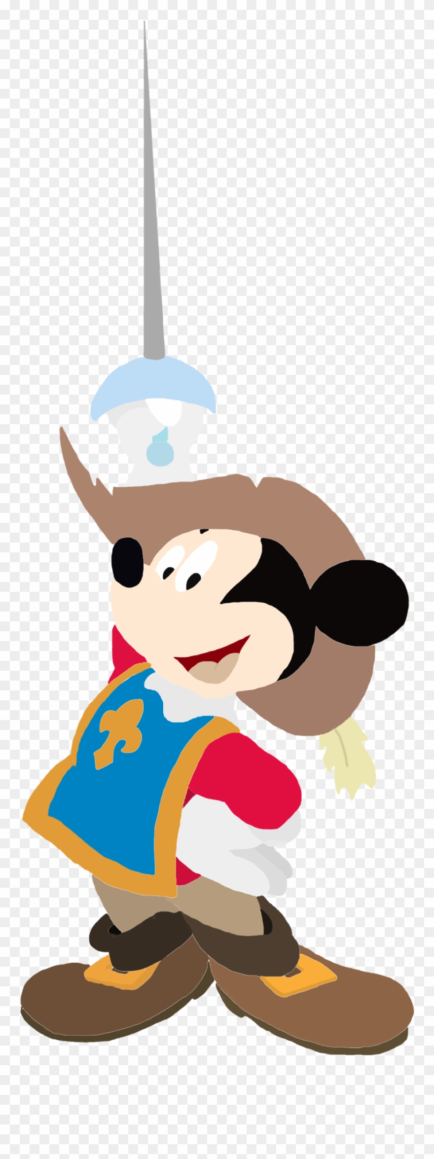 39, February 21, 2016 - Mickey, Donald, Goofy: The Three Musketeers Clipart