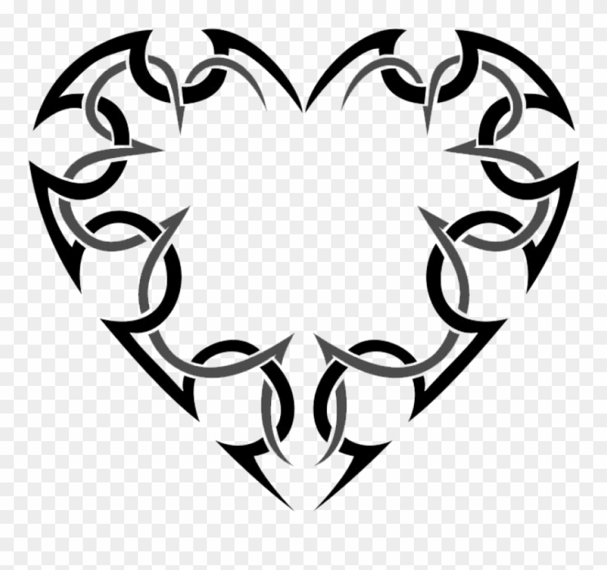 Heart Tattoos Picture - Heart Tattoo Png Clipart