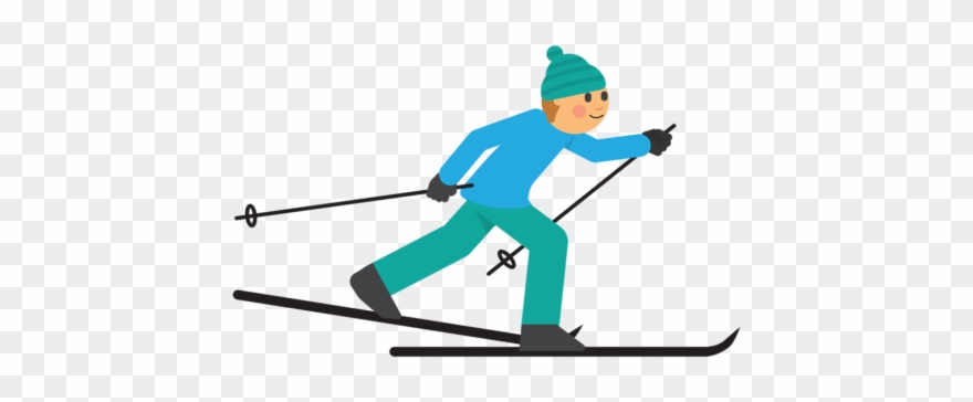 Finland, Sports, Skiing, Emojis, Clip Art, Hs Sports, - Cross Country Skiing Emoji - Png Download
