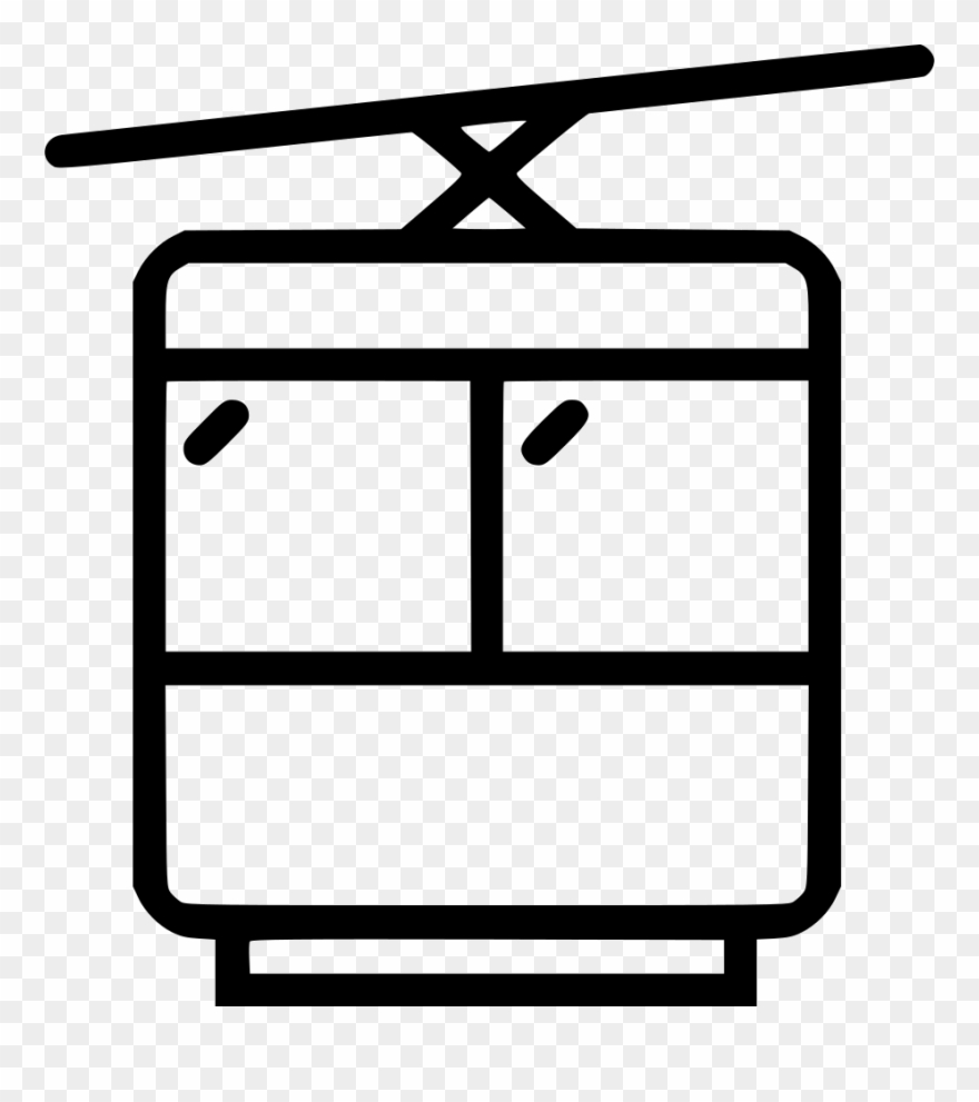 Gondola Ski Mountain Travel Comments - Resort Transportation Clipart