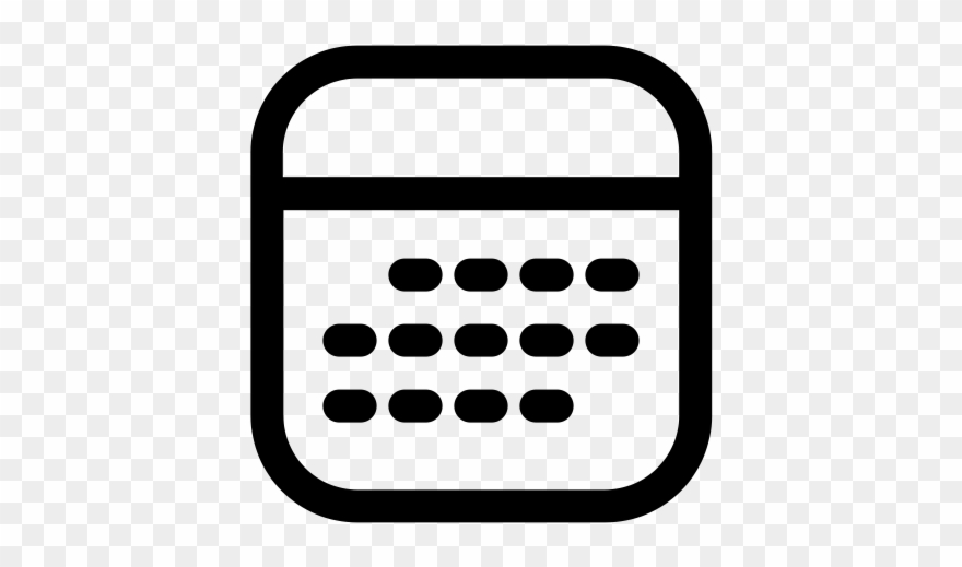 Calendar Icon - Master's Degree Clipart