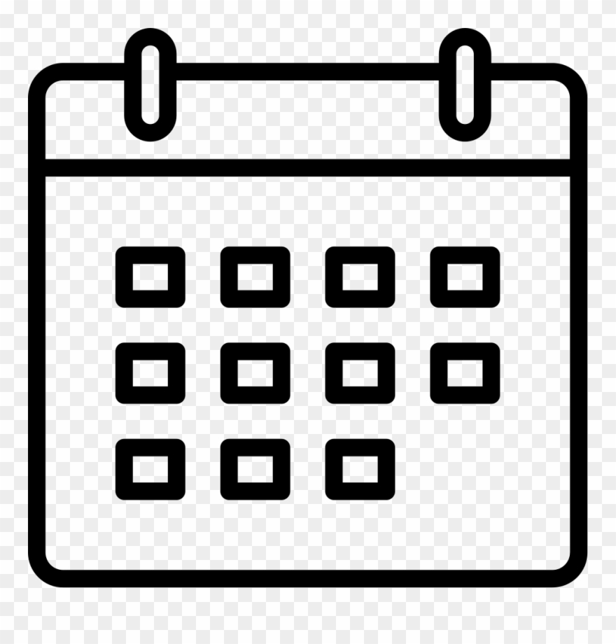 Calendar Svg Png Icon Free Download 230178 Onlinewebfonts - Calendar Line Icon Png Clipart