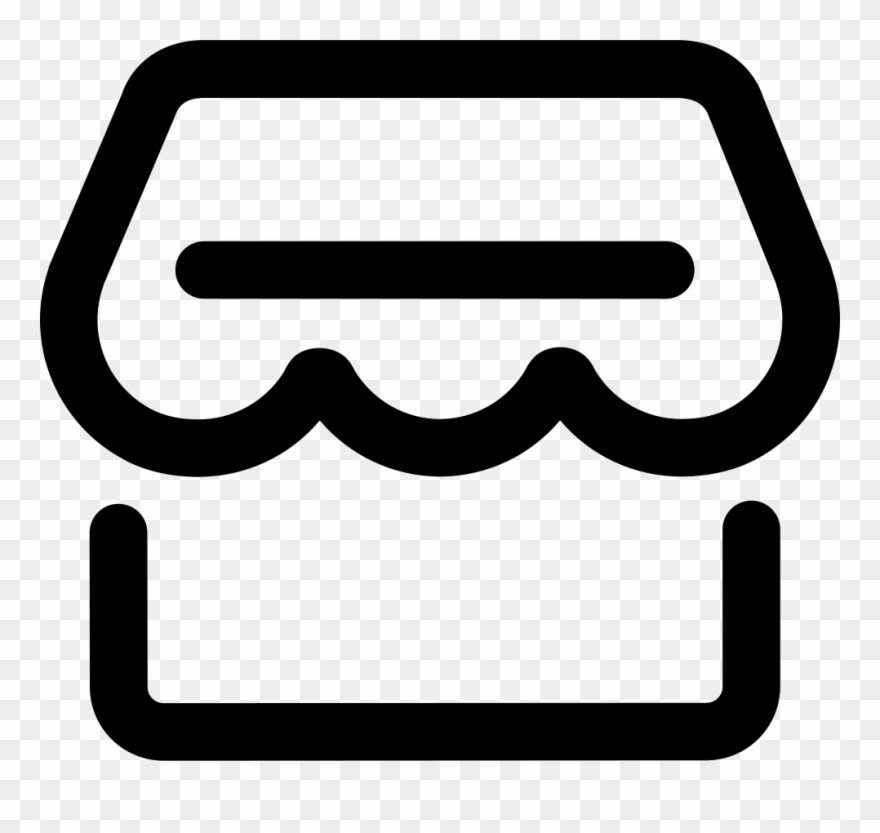 Shop Clipart Retail Shop - Retail Store Icon Svg - Png Download
