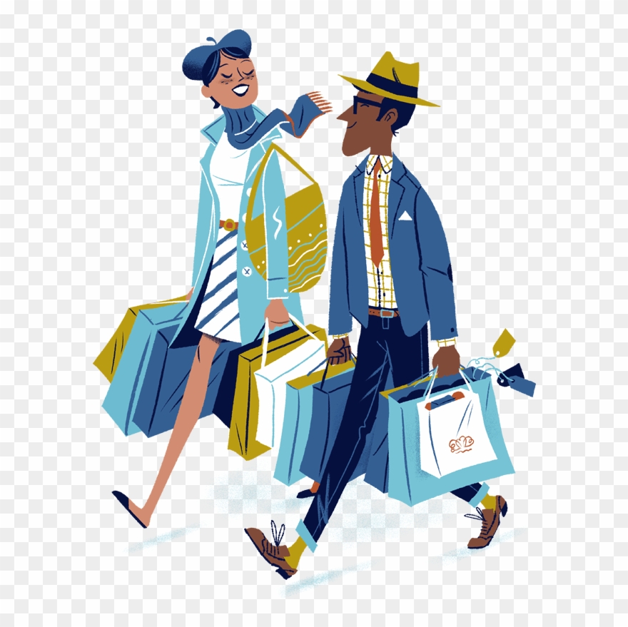 Retail And Fashion - Steve Scott Illustrator Clipart
