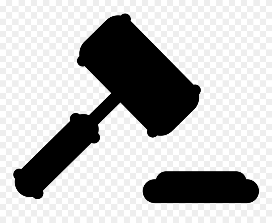 Hammer, Judge, Hearing, Judgment, Attorney, Icon Court - Martillo De Juez Sombra Clipart