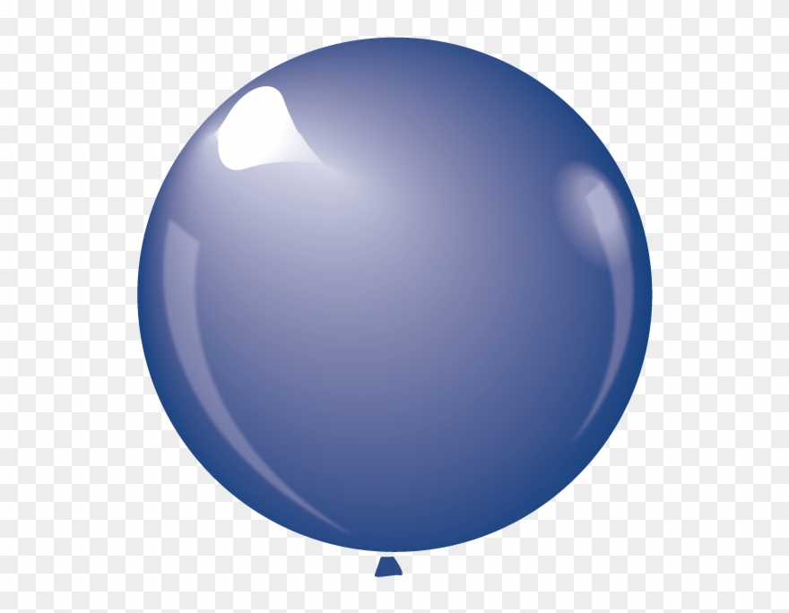 Balloon Clipart Royal Blue - Circle - Png Download