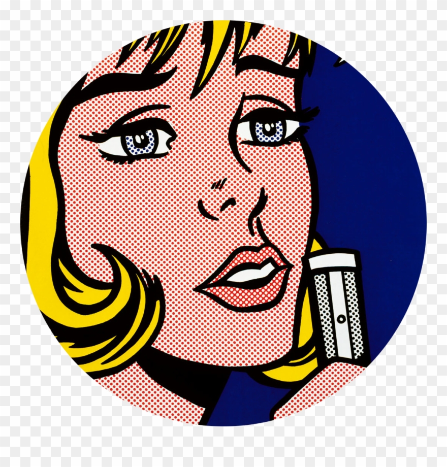 "the Smithsonian Collections Search Center Is An Online - Roy Lichtenstein Portrait Art Clipart