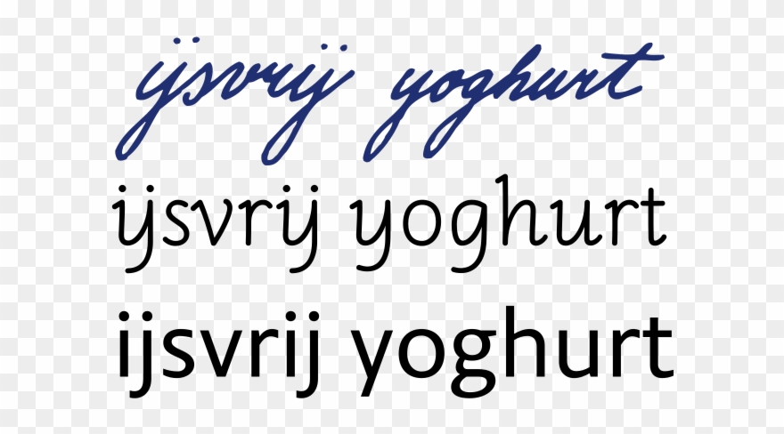 And It's The Middle Line I Find Looks Like Calligraphy - Ij Clipart