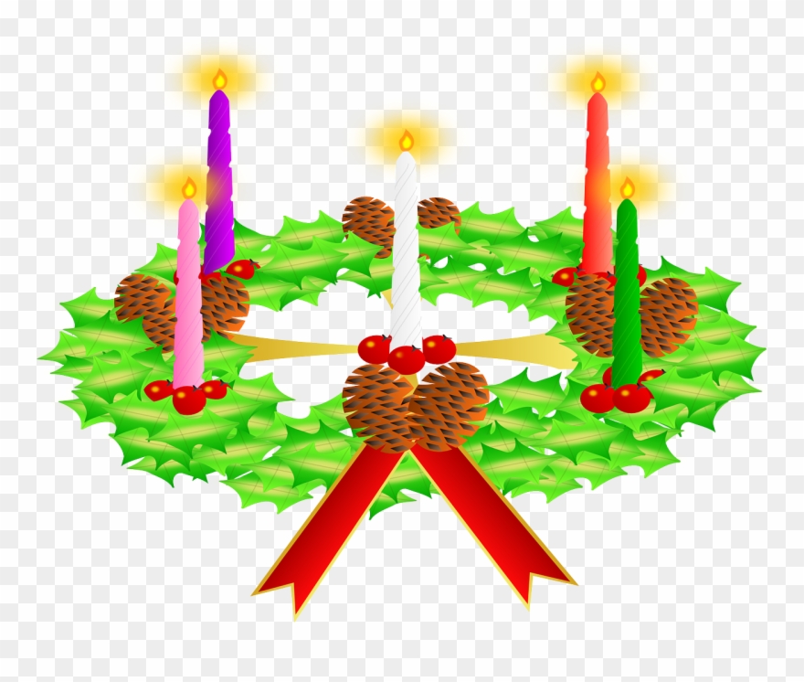Corona De Adviento Animada Clipart