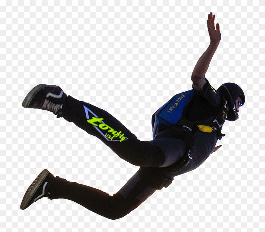 Learn To Skydive - Sky Diving Png Clipart