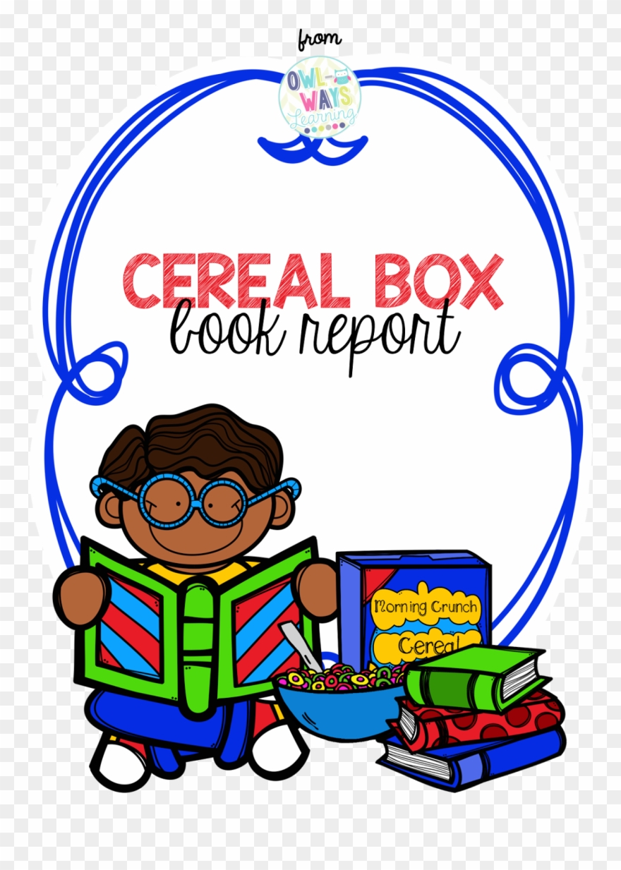 It Is My Cereal Box Book Report You Can Read More About - Education Clipart