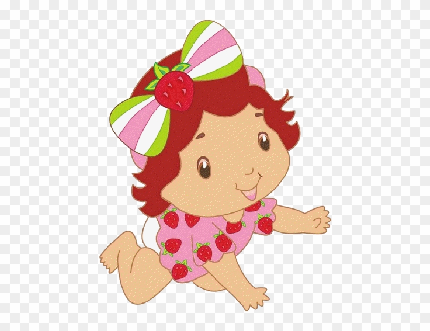Clip Art Black And White Shortcake And Friends At Getdrawings - Strawberry Shortcake Baby Clipart - Png Download