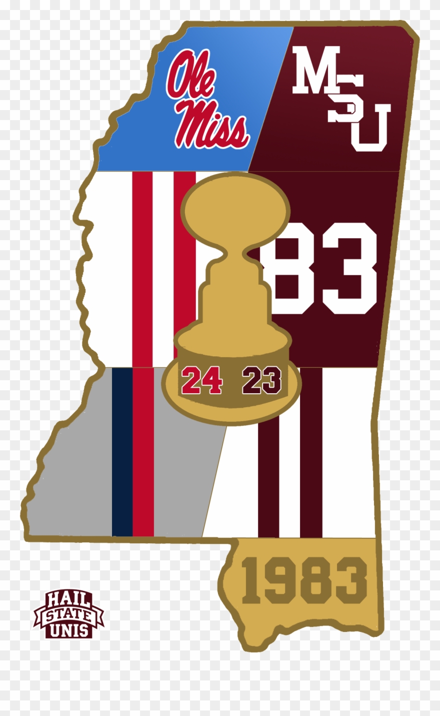The Results Generally Weren't Good For The Bulldogs, - Ole Miss Egg Bowl 2018 Clipart