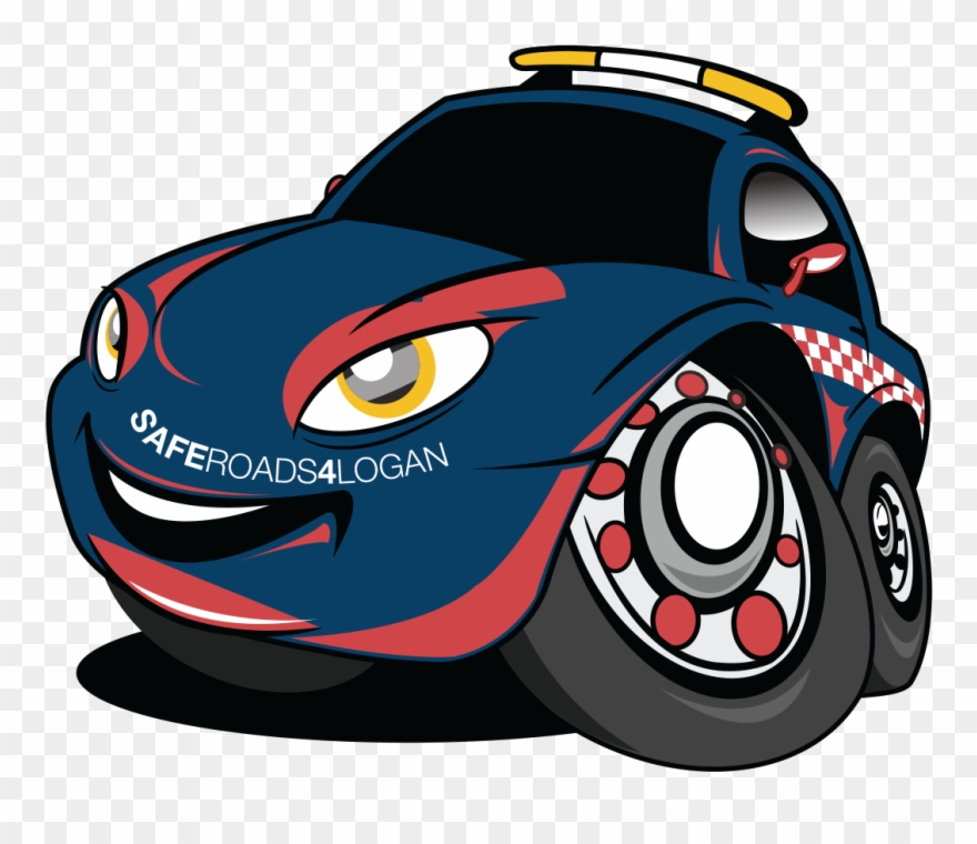 Patrick Pace Car - Cartoon Car Clipart