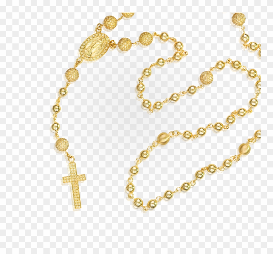 Rosary Transparent Gold Clip Art Free Library - Special Mehndi Designs Hands - Png Download