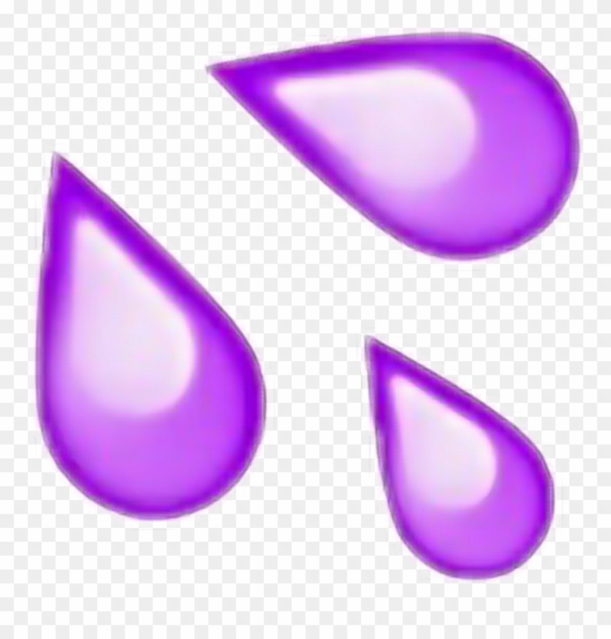 Purple Crybaby Crying Lagrimas Tumblr Emoji Photo - Purple Emoji Png Clipart