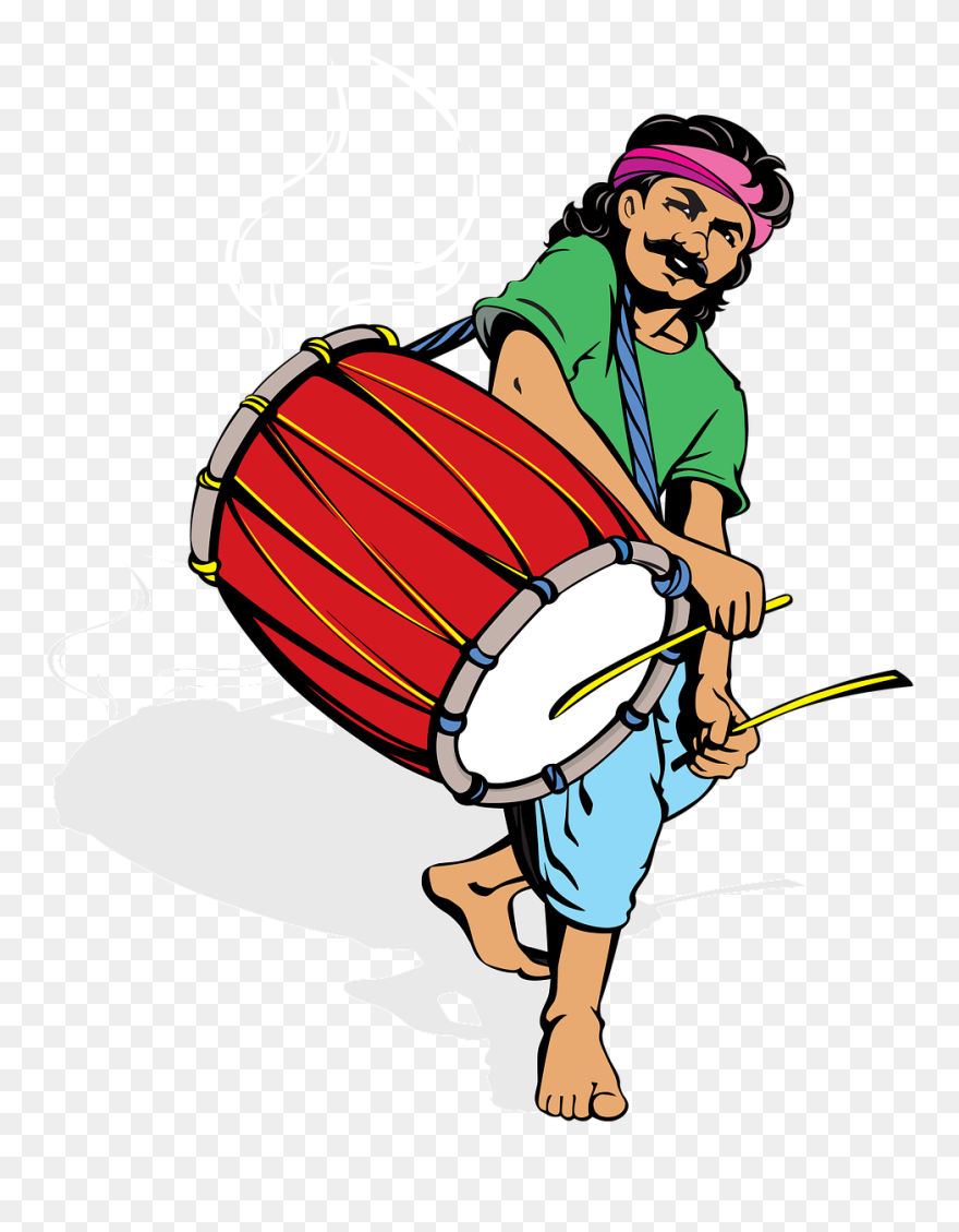 Cartoon Pictures Of Musical Instruments 23, Buy Clip - Dhol Png Transparent Png