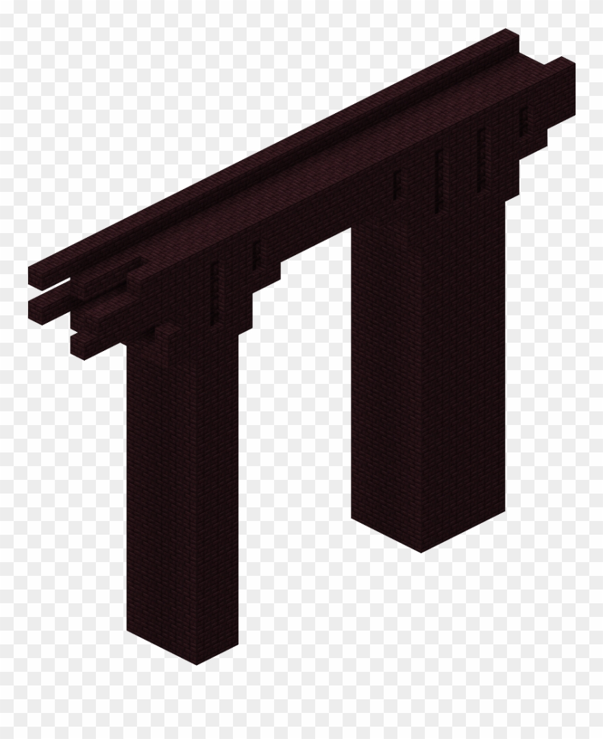 Minecraft Nether Fortress Bridge Clipart