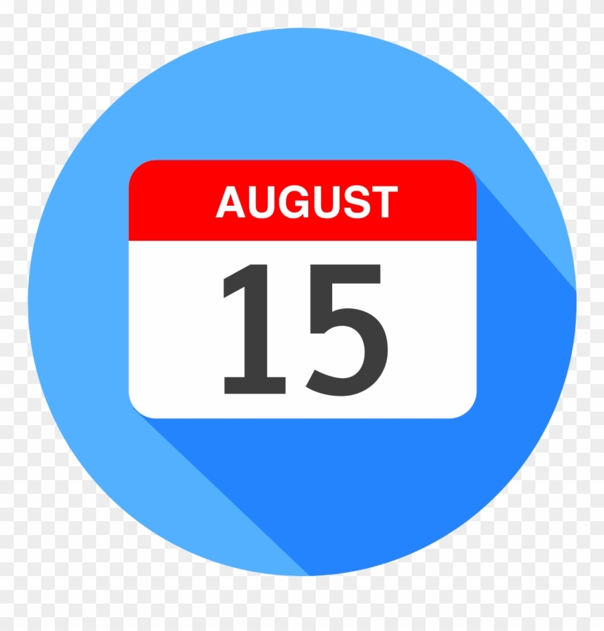 Calendars Charleston School District - Black Circle Clipart