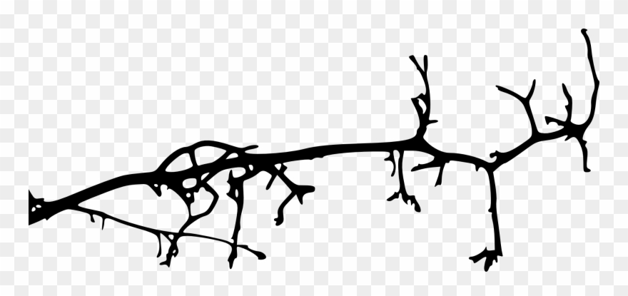 15 Simple Tree Branch Silhouettes Png Transparent - Tree Clipart