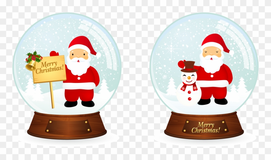 Vector Santa Christmas Snowballs - I I Heart Christmas Santa Claus Large Mug Clipart