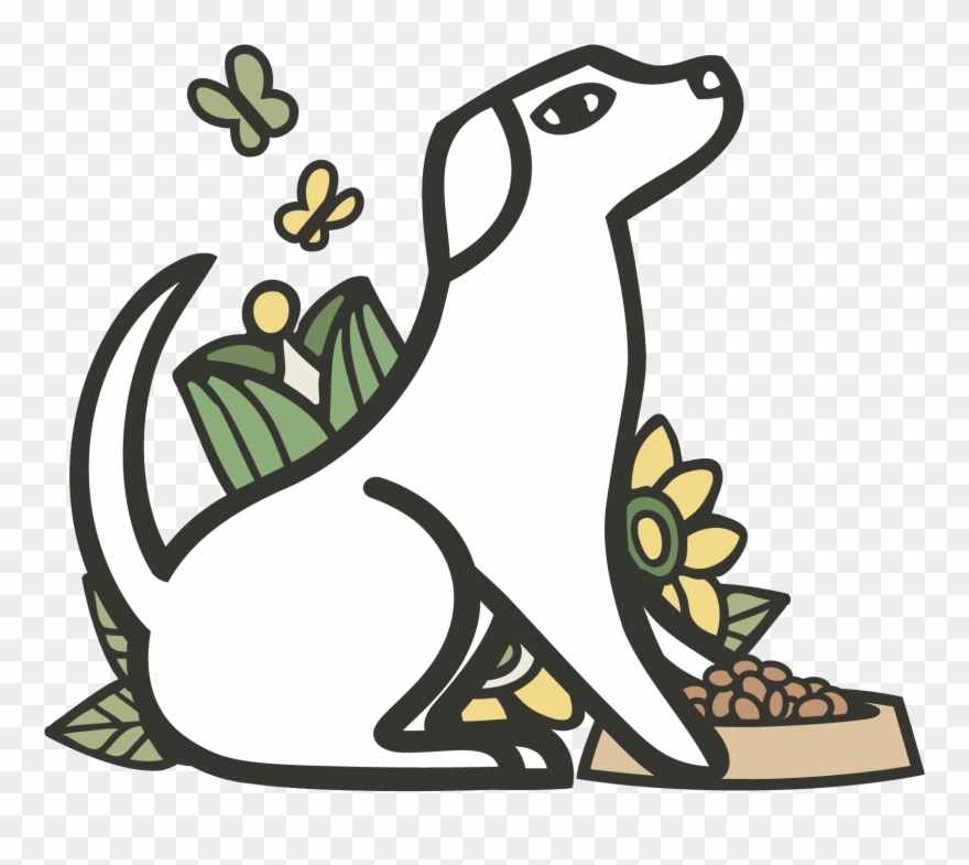 Proper Food • For Dogs • - Dog Clipart