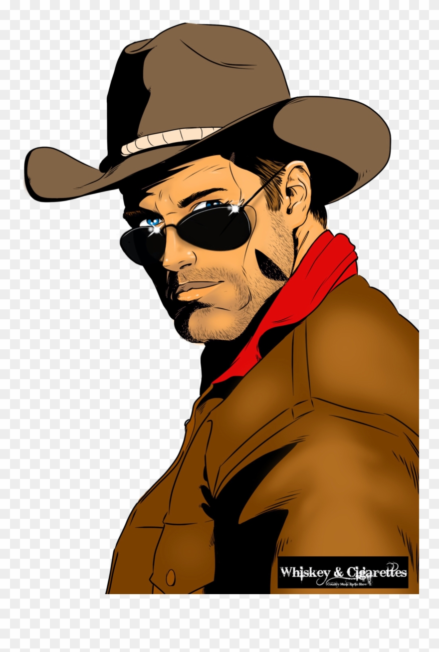 Mts Management Group And “whiskey And Cigarettes Radio - Comic Book Cowboy Hat Clipart