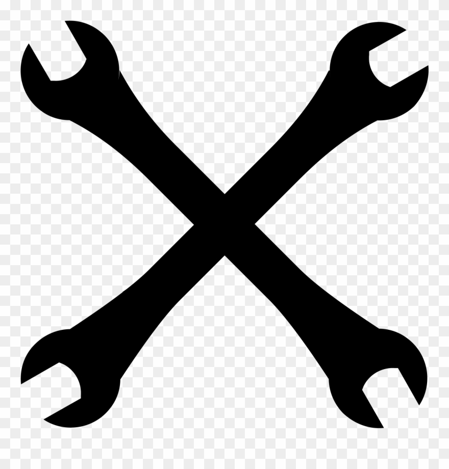 Ac Repair Hyderabad - Cross Bones Silhouette Clipart