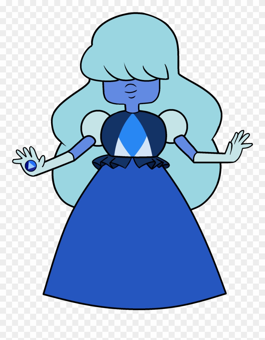 Sapphire - Pre-rebellion - Steven Universe Ruby And Sapphire Wedding Clipart