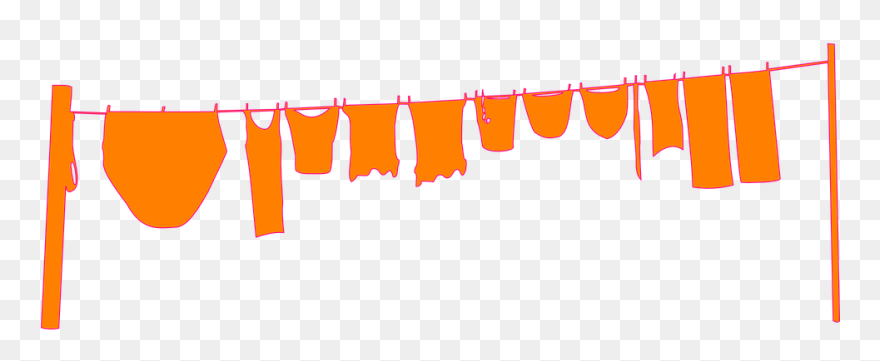 Baby Shower Borders 19, Buy Clip Art - Hanging Clothes Vector Png Transparent Png