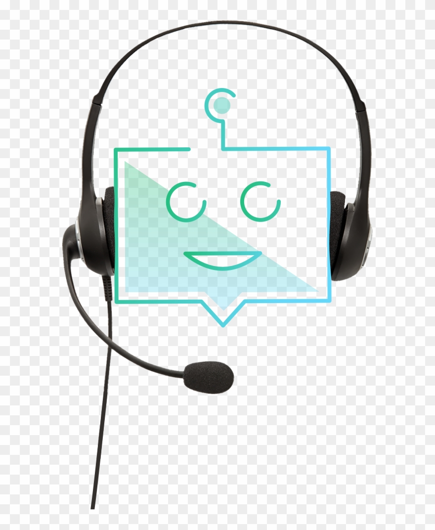 Chatbotheadsetgraphic2x - Agent Bots Clipart