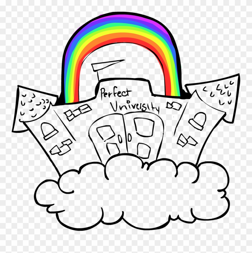 And Live In A Small Yet Oddly Cozy Dorm Room With The - Easy Drawing Of A College Clipart