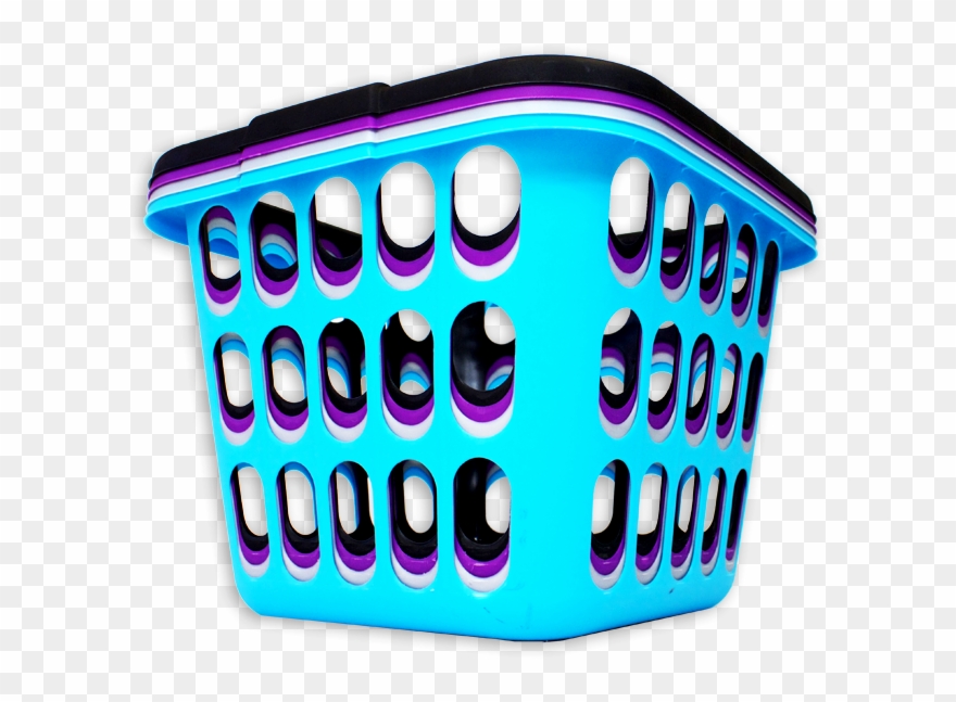Square Laundry Baskets - Graphic Design Clipart