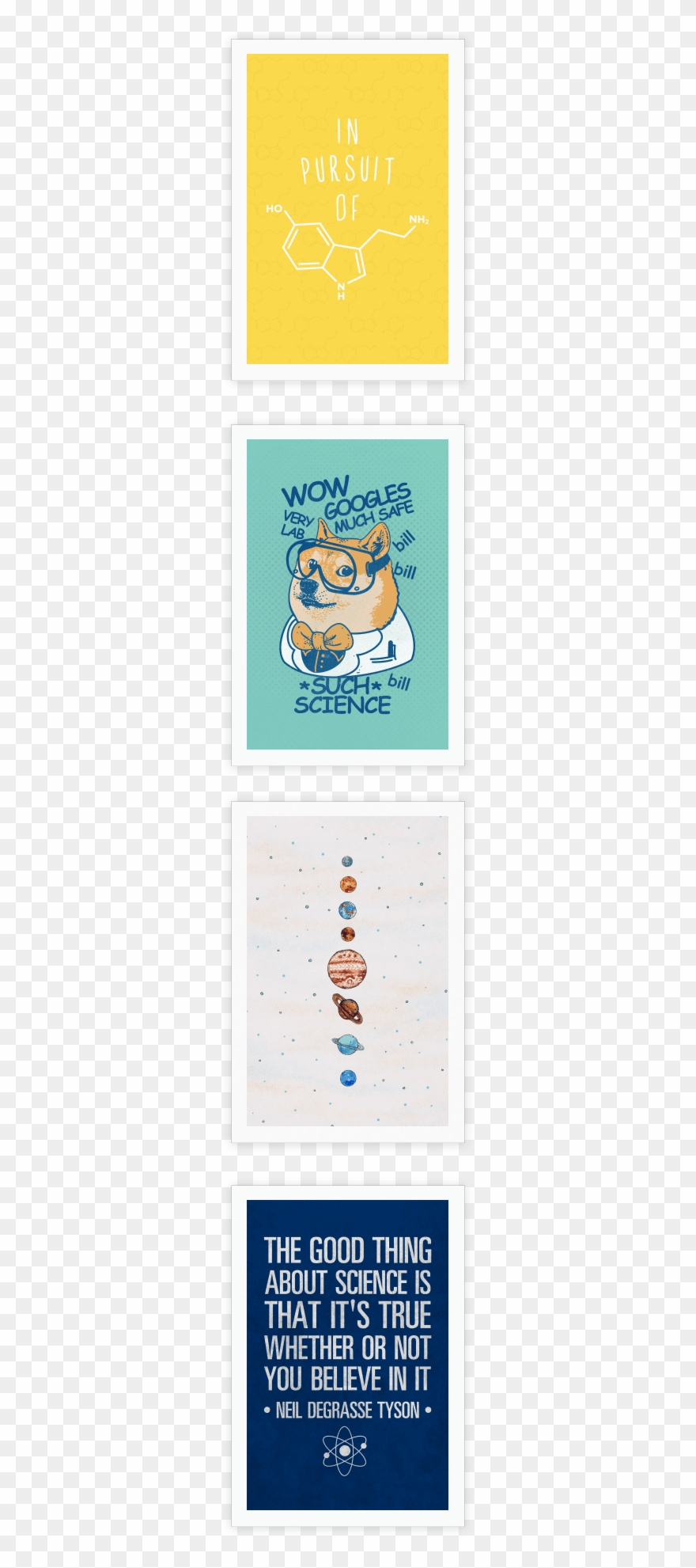These Cool Science Posters Are Perfect For Your Apartment - Dormitory Clipart