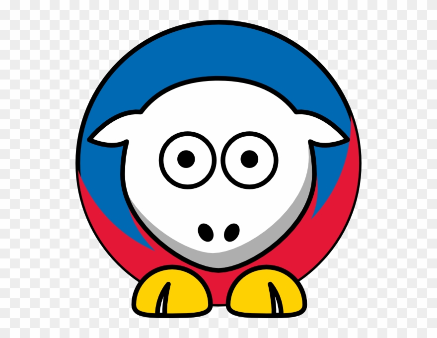Sheep - Kansas Jayhawks - Team Colors - College Football Clipart