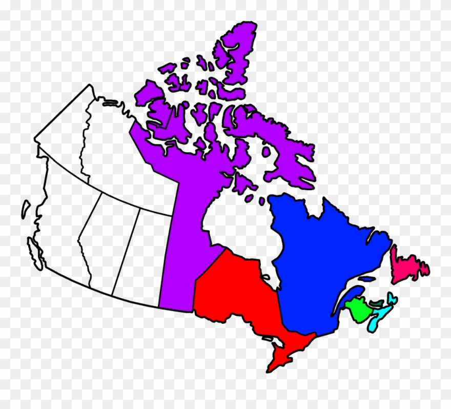 Quebec Light Green - Mont Tremblant Quebec Map Clipart