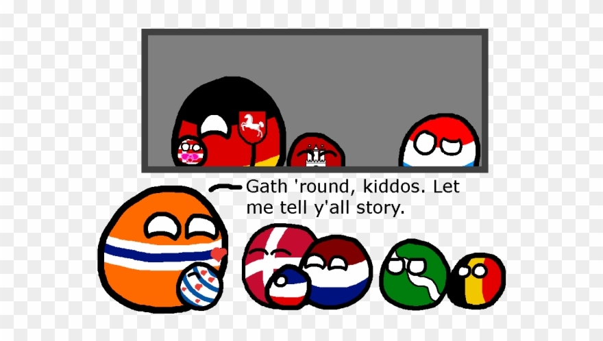 I Have A Question Can You Make A Countryball Picture - Countryballs Belgium And Netherlands Clipart