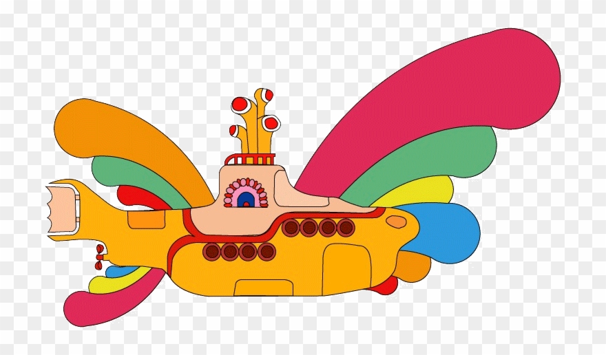 The Beatles Yellow Submarine - Beatles Yellow Submarine Png Clipart