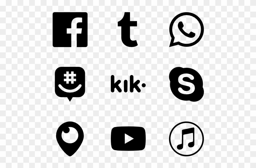 Social Media - Iconos Redes Sociales Png Clipart
