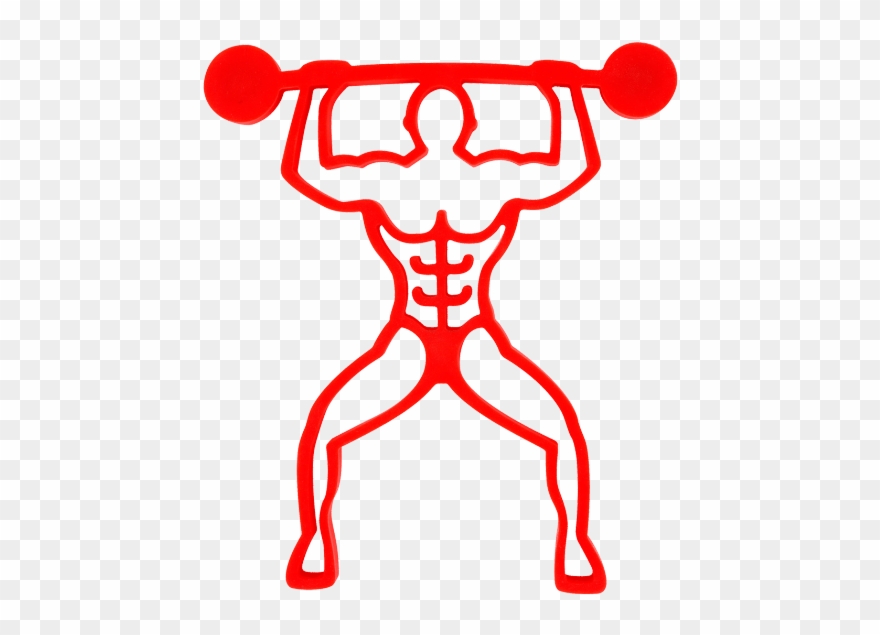 Bodybuilder Magnetic Mat Red Pylones Dessous De - Salvamanteles Magnético De Silicona Bodybuilder - 16 Clipart