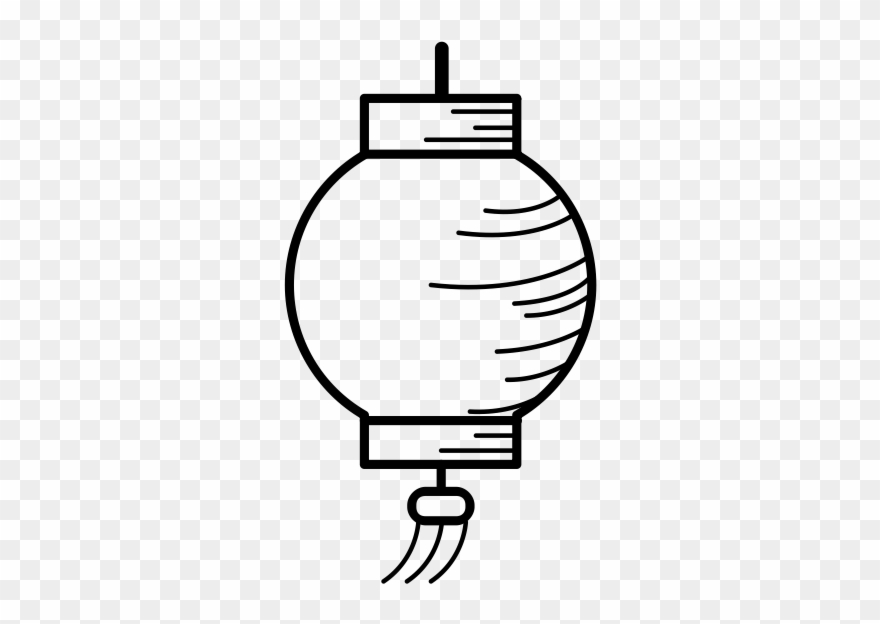 Lantern Rubber Stamp - Rubber Stamping Clipart