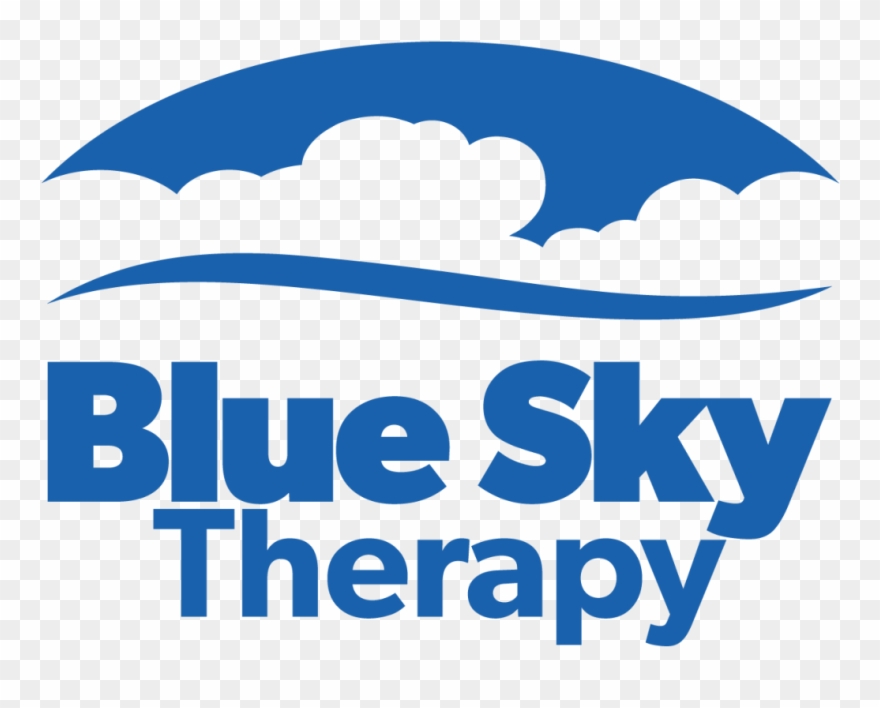 Blue Sky Therapy Logo Blue- Png - Blue Sky Therapy Clipart