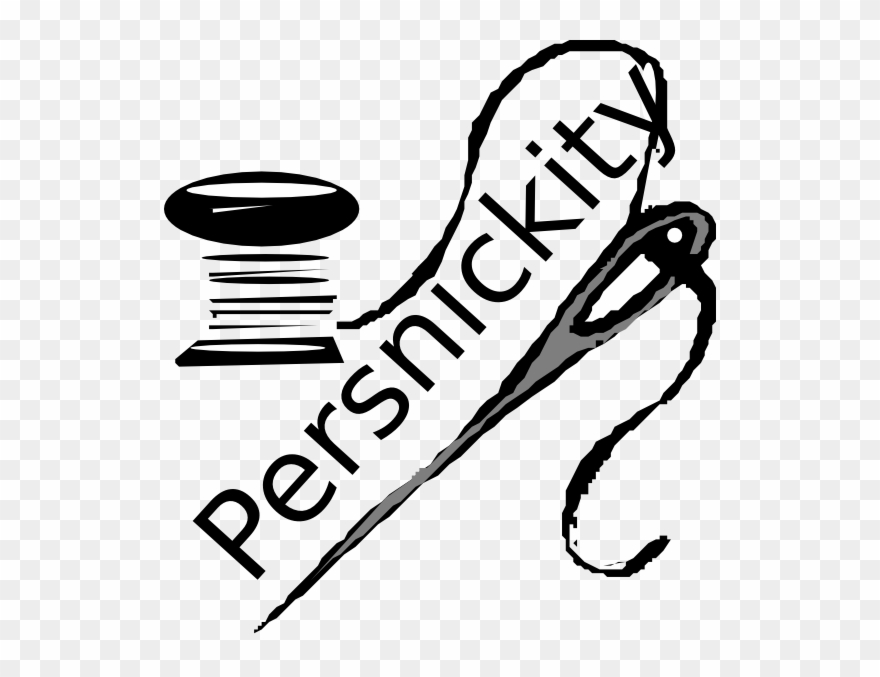 Persnickity 2 Clip Art At Clker Com - Free Hand Sewing Clip Art - Png Download