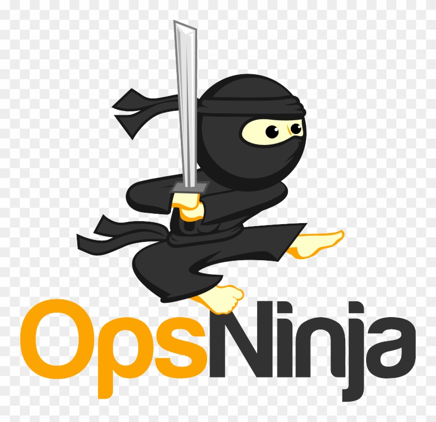 Ops Ninja Logo Design By Bennyt - Ninja Clipart
