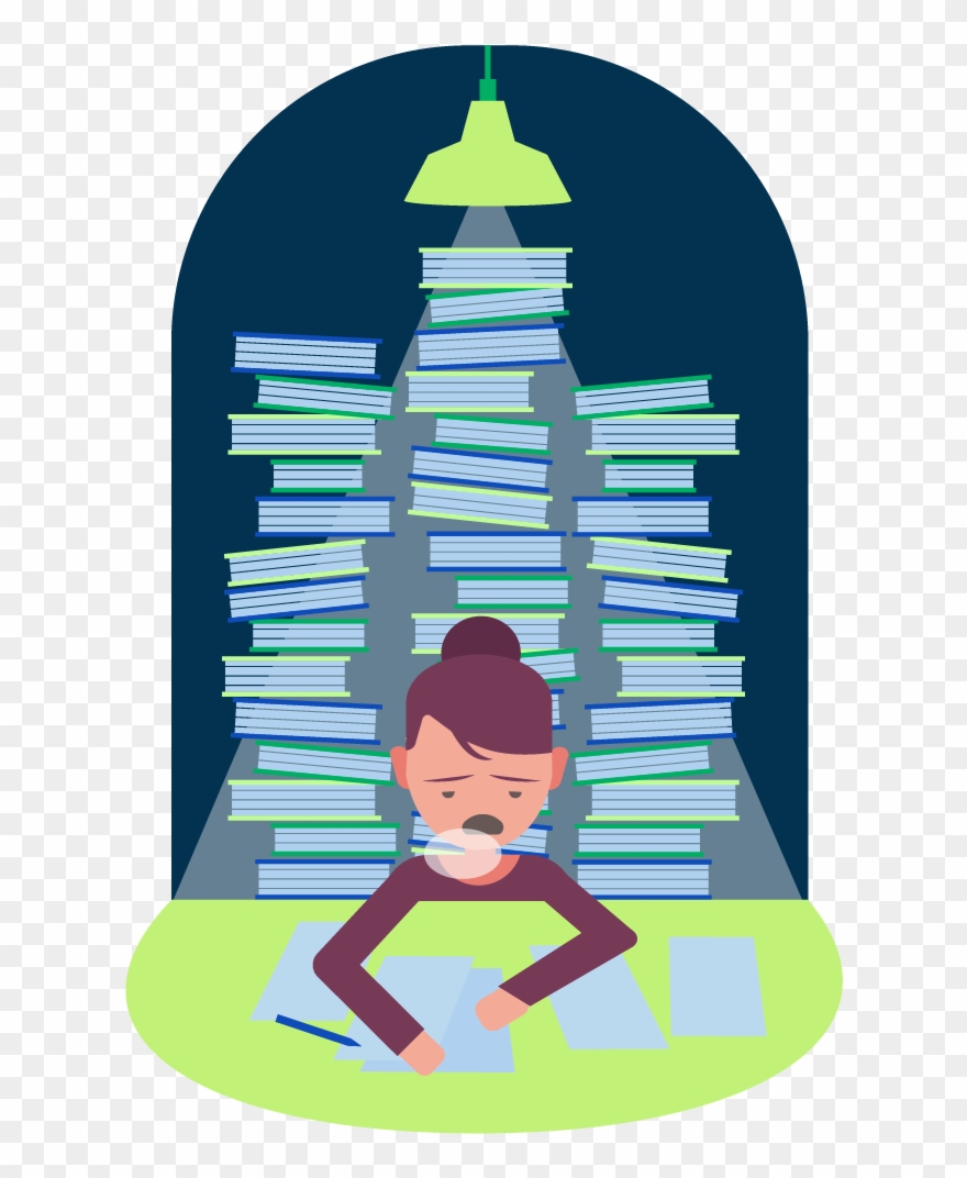 Exam Stress Keep Your Smart Brain Online Clipart