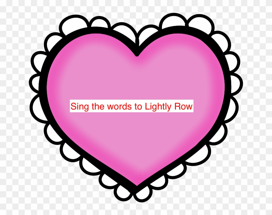 Pre-twinkle Suzuki Violin Group Class Ideas - Valentines Clipart Black And White - Png Download