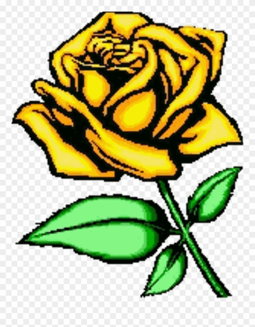 Cartoon Rose Pictures - Yellow Rose Of Texas Clipart - Png Download