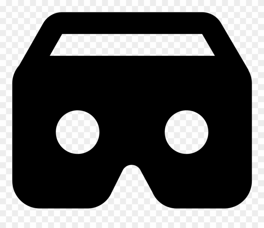 Virtual Reality Icon - Vr Headset Icon Png Clipart